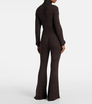 Pantalon évasé en soie et cachemire | Loro Piana