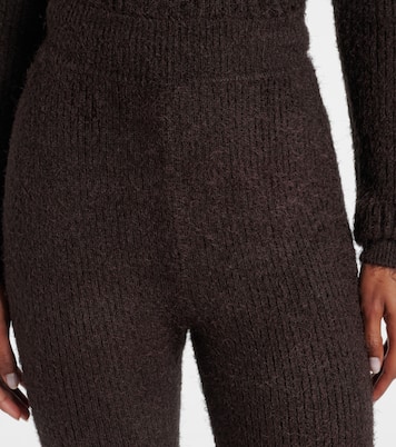 Pantalon évasé en soie et cachemire | Loro Piana