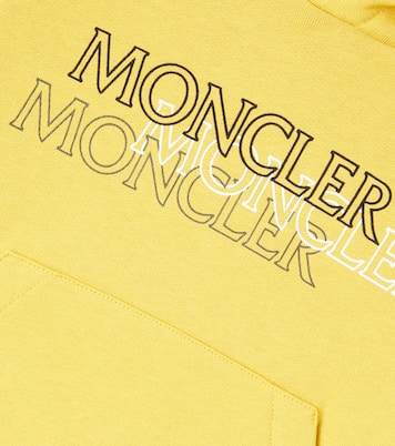 Logo cotton jersey hoodie | Moncler Enfant