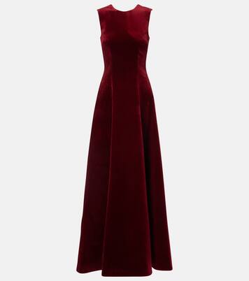 Nodin cotton velvet gown | Emilia Wickstead