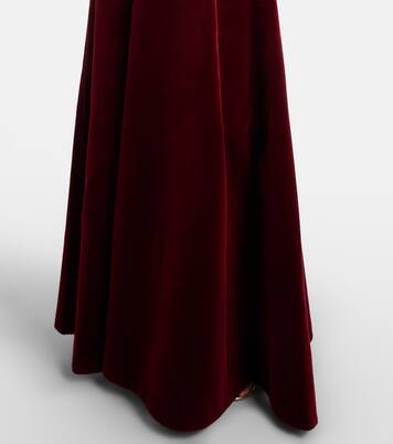 Nodin cotton velvet gown | Emilia Wickstead