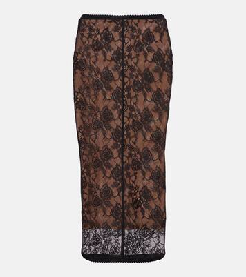 Jupe crayon en dentelle | Self-Portrait