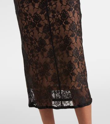 Jupe crayon en dentelle | Self-Portrait