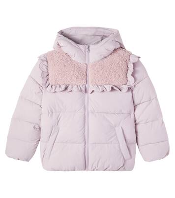 Camila hooded padded ruffled jacket | C'era Una Volta
