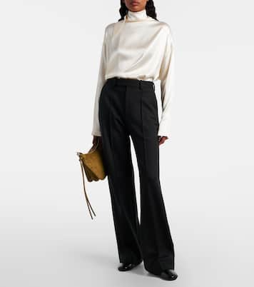 Gig Small suede shoulder bag | Phoebe Philo