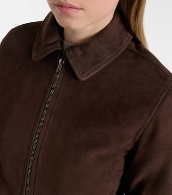 Bomberjacke aus Veloursleder | Yves Salomon