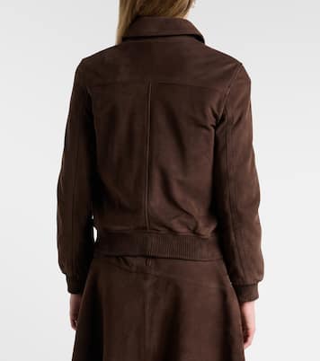 Bomberjacke aus Veloursleder | Yves Salomon