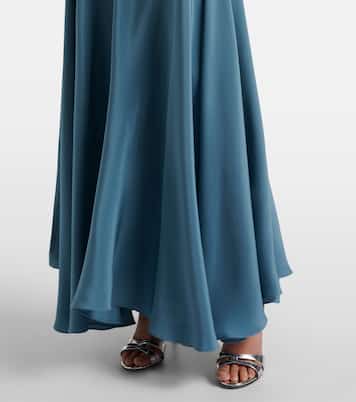 Maxikleid aus Seidensatin | Rodarte
