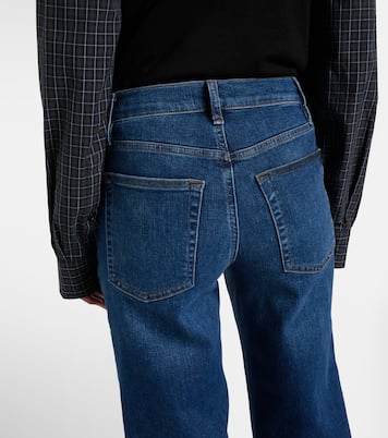 Mid-Rise Straight Cropped Jeans Mellow | Frame