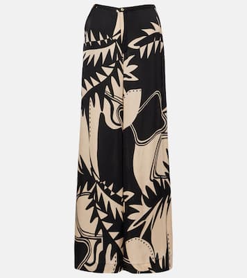 Clea printed wide-leg pants | Poupette St Barth