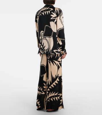 Clea printed wide-leg pants | Poupette St Barth