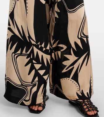 Clea printed wide-leg pants | Poupette St Barth
