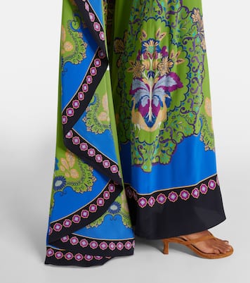 Bedrucktes Maxikleid Magic aus Seide | La DoubleJ