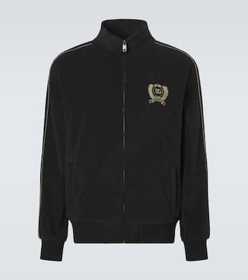 Sweat-shirt en coton mélangé à logo | Dolce&Gabbana