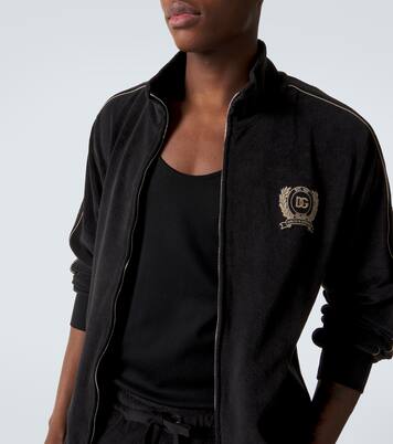 Sweat-shirt en coton mélangé à logo | Dolce&Gabbana