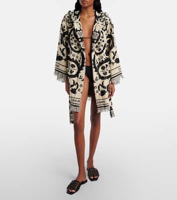 Wanderlust cotton terry wrap robe | Zimmermann