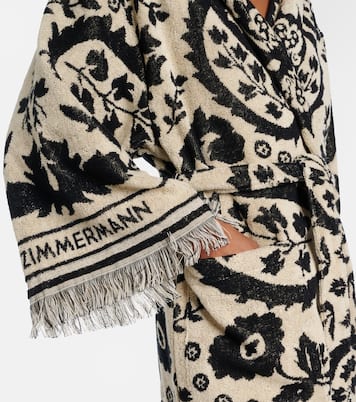 Wanderlust cotton terry wrap robe | Zimmermann