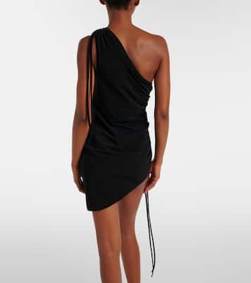 Ruched one-shoulder minidress | Balmain