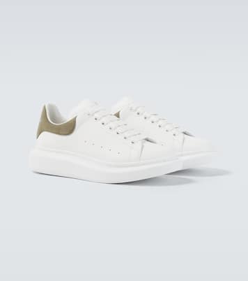 Oversized leather sneakers | McQueen