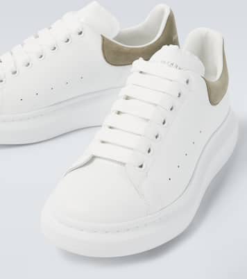 Oversized leather sneakers | McQueen
