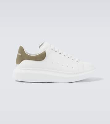 Oversized leather sneakers | McQueen