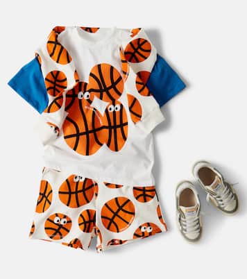 Camiseta de jersey de algodón estampada | Stella McCartney Kids