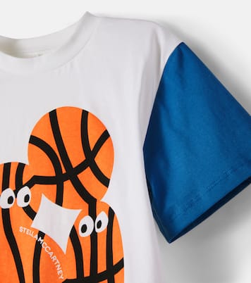 Camiseta de jersey de algodón estampada | Stella McCartney Kids