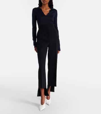 Bella 100 leather slingback pumps  | Khaite