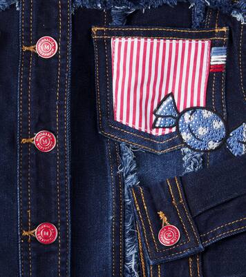 x Hello Kitty patchwork denim jacket | Monnalisa