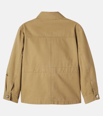 Embroidered denim jacket | Monnalisa