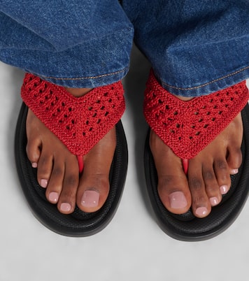 Poolette crochet thong sandals | Chloé