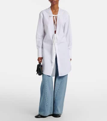 Cotton poplin shirt dress | Maison Margiela