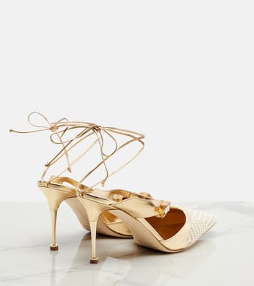 Pumps Soria con pelle e cristalli | Manolo Blahnik