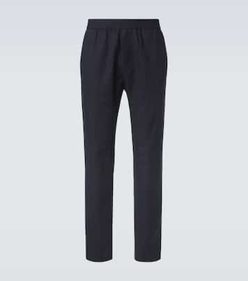 Cotton straight pants | Sunspel