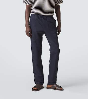 Cotton straight pants | Sunspel