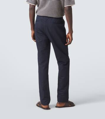 Cotton straight pants | Sunspel