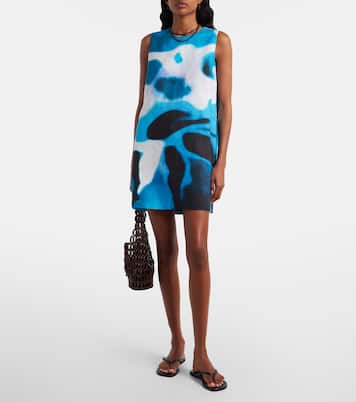 Brea printed linen minidress | Staud