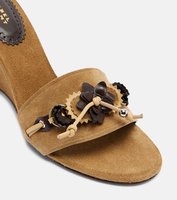 Wedge-Pantoletten Anee aus Veloursleder | Isabel Marant