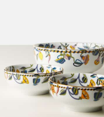 Borboni White陶瓷小食碗具两件套 | La DoubleJ