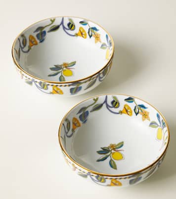 Borboni White陶瓷小食碗具两件套 | La DoubleJ