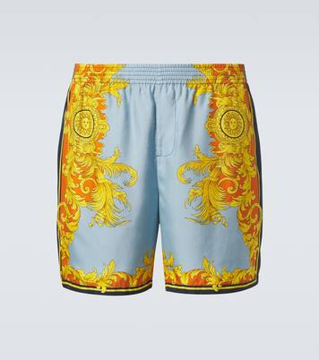 Shorts in raso di seta | Versace