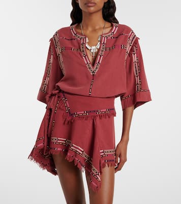 Fiosa embroidered silk blouse | Isabel Marant