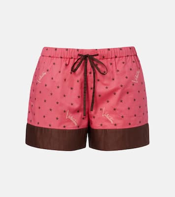Printed cotton shorts | Valentino