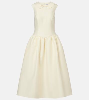 Taffeta midi dress | Self-Portrait