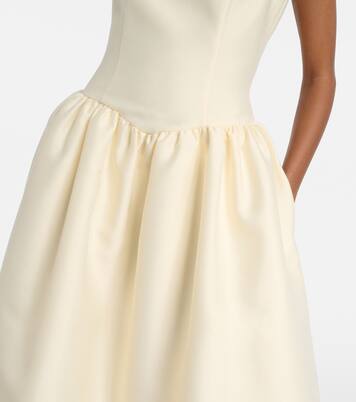 Taffeta midi dress | Self-Portrait
