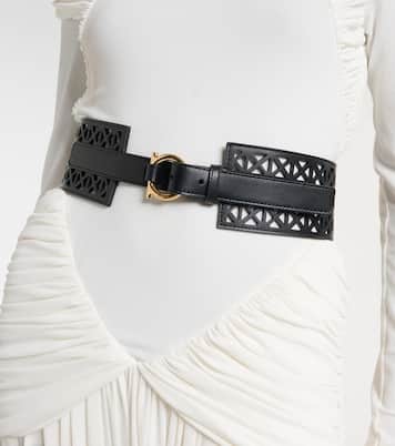 Gancini leather belt | Ferragamo