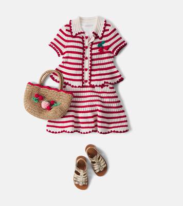 Knitted striped top | Self-Portrait Kids
