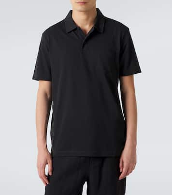Riviera cotton polo shirt | Sunspel
