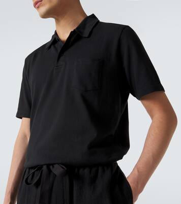Riviera cotton polo shirt | Sunspel