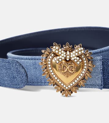 Devotion denim belt | Dolce&Gabbana